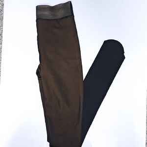 Fleece Lined Footed Tights